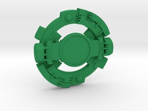 Beyblade Shamblor attack ring in Green Processed Versatile Plastic