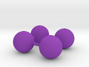 Light shots (x4) in Purple Smooth Versatile Plastic