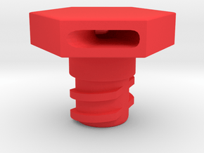 Intake Face Bolt (Right) in Red Smooth Versatile Plastic