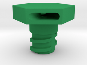 Intake Face Bolt (Right) in Green Smooth Versatile Plastic