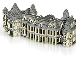 Minecraft Mansion in Natural Full Color Sandstone
