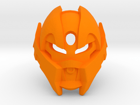 Great Kamaku, Mask of Fear in Orange Smooth Versatile Plastic
