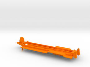 1/64 Corn Grinder- 4 mill- Frame in Orange Smooth Versatile Plastic