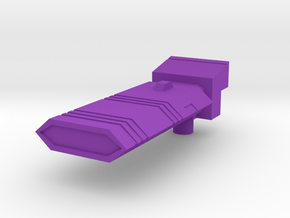 Impactor Gun for G1 Quake Transformers in Purple Smooth Versatile Plastic