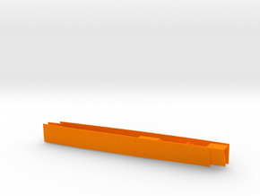 1/350 Super Alsace (Hypothetical) Midships Front in Orange Smooth Versatile Plastic