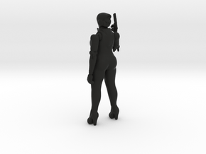 Haydee cyborg girl 100mm figure scifi games in Black Smooth Versatile Plastic