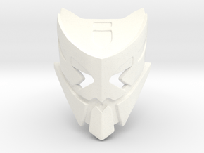 Great Mask of Apathy (Shapeshifted) in White Smooth Versatile Plastic