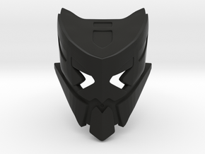 Great Mask of Apathy (Shapeshifted) in Black Smooth Versatile Plastic
