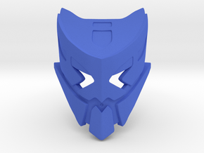 Great Mask of Apathy (Shapeshifted) in Blue Smooth Versatile Plastic