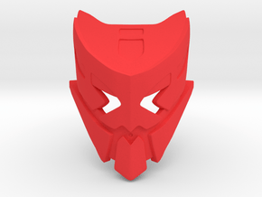 Great Mask of Apathy (Shapeshifted) in Red Smooth Versatile Plastic