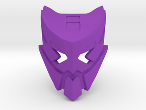 Great Mask of Apathy (Shapeshifted) in Purple Smooth Versatile Plastic