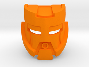 Great Mask of Apathy in Orange Smooth Versatile Plastic