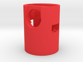 FCCE UPPER CHASSIS Part 2 in Red Smooth Versatile Plastic