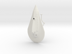R-Rocket "Venus"-Class Small in White Natural Versatile Plastic