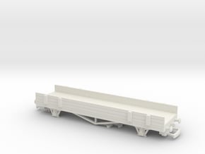 HO/OO CCT 2-Axle Flatbed V2 Bachmann REDUX in White Natural Versatile Plastic
