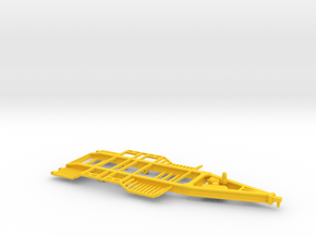 1/64 Donahue Combine Trailer in Yellow Smooth Versatile Plastic