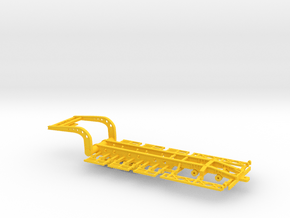 1/64 5th wheel combine trailer-tandem-fixed wing in Yellow Smooth Versatile Plastic