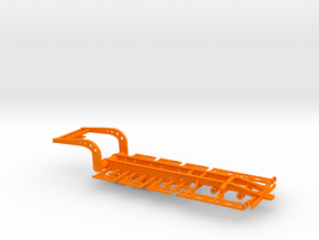 1/64 5th wheel combine trailer-tandem-fixed wing in Orange Smooth Versatile Plastic