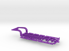 1/64 5th wheel combine trailer-tandem-fixed wing in Purple Smooth Versatile Plastic