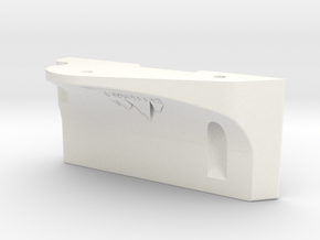 Minotaur Slider Right in White Processed Versatile Plastic