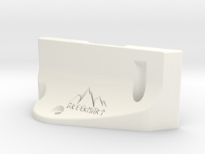 Minotaur Slider Left in White Processed Versatile Plastic