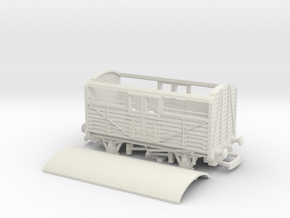 HO/OO GWR MEX B Cattle Truck v2 Bachmann in White Natural Versatile Plastic