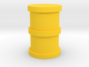 Wooden Railway Barrel in Yellow Smooth Versatile Plastic