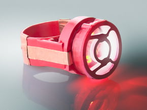Red/Rage Lanterns Logo in Red Processed Versatile Plastic