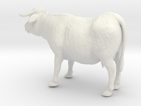 Printle Animal Cow 05 - 1/64 in White Natural Versatile Plastic