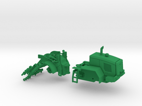 1/64 Wheel Loader-small frame-short reach in Green Smooth Versatile Plastic