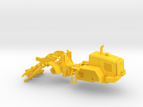 1/64 Wheel Loarder-small frame-long reach in Yellow Smooth Versatile Plastic