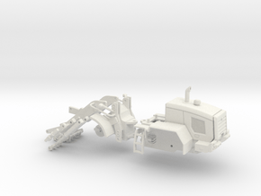 1/64 vWheel Loader-mid frame-long reach in White Natural Versatile Plastic