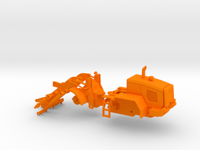 1/64 vWheel Loader-mid frame-long reach in Orange Smooth Versatile Plastic
