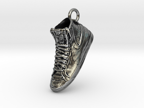Nike Blazer Mid '77 Jumbo Charm Pendant in Antique Silver