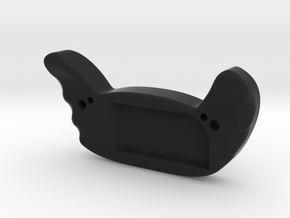 Ergonomic Nintendo Switch Joy-Con Holder (V1.4) in Black Natural Versatile Plastic: Small