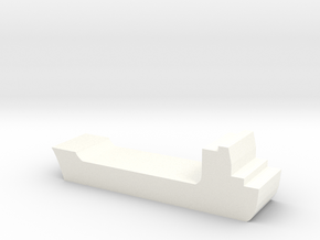 Cargo Ship Meeple, Custom 63.5mm in White Processed Versatile Plastic