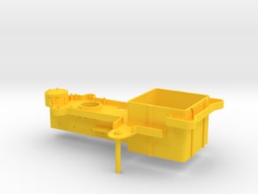 1/350 Super Alsace (Hypothetical) Rear Conn. Pos. in Yellow Smooth Versatile Plastic