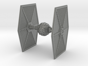 Twin Ion Engine: Line Fighter in Gray PA12: Small