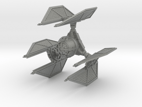Twin Ion Engine: Defender Fighter in Gray PA12