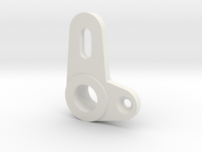 F2007 Steering knuckle with 8.2 mm axel in White Natural Versatile Plastic