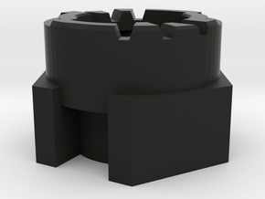Spin Track - Burst Adapter 115 in Black Premium Versatile Plastic