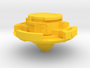 Ariel-2 blade base in Yellow Processed Versatile Plastic