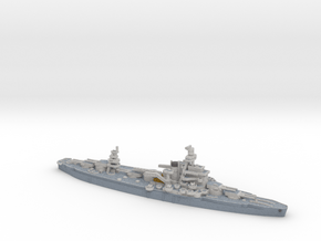 USS Arkansas 1/1800 WWII  Full Color in Matte High Definition Full Color