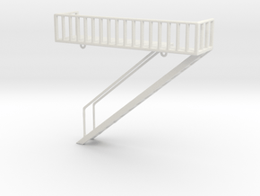 Printle Thing Escape Stairs Top - 1/24 in White Natural Versatile Plastic