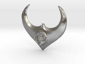Goblin King Pendant in Natural Silver
