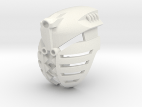 Great Mask of Vacuum Levahk Kal Shield in White Natural Versatile Plastic