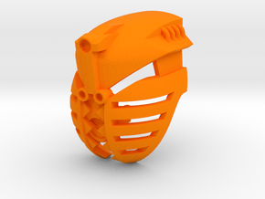 Great Mask of Vacuum Levahk Kal Shield in Orange Smooth Versatile Plastic