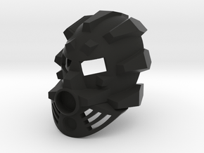 Great Mask of Gravity (Nuvohk Kal Shield) in Black Smooth Versatile Plastic