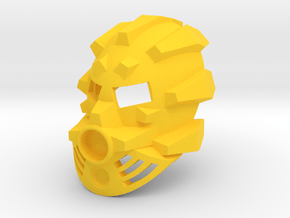Great Mask of Gravity (Nuvohk Kal Shield) in Yellow Smooth Versatile Plastic
