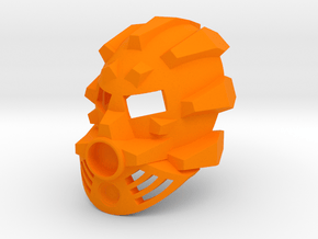 Great Mask of Gravity (Nuvohk Kal Shield) in Orange Smooth Versatile Plastic